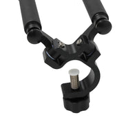 DURAFORCE Aluminum Bipod w/Quick Thumb Release, Pole Saver Head for Surveying
