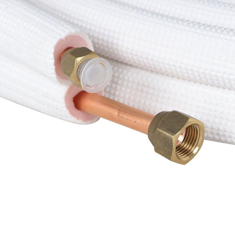 DURAFORCE 1/4*3/8in Cooling Connection Pipe For Mini Split Heat Pump Systems Install Kit