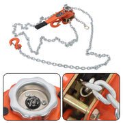 DURAFORCE Manual Lever Chain Hoist 3300LB G80 Chain Come Along 20 ft w/ 2 Heavy Duty Hooks