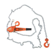 DURAFORCE Manual Lever Chain Hoist 3300LB G80 Chain Come Along 20 ft w/ 2 Heavy Duty Hooks