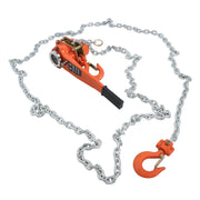 DURAFORCE Manual Lever Chain Hoist 3300LB G80 Chain Come Along 20 ft w/ 2 Heavy Duty Hooks