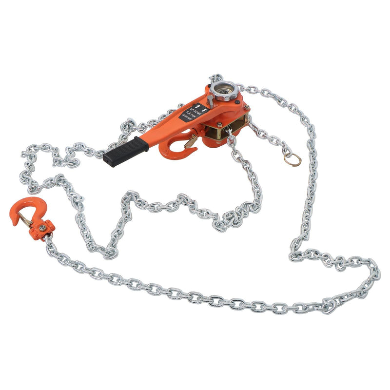 DURAFORCE Manual Lever Chain Hoist 3300LB G80 Chain Come Along 20 ft w/ 2 Heavy Duty Hooks