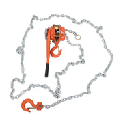 DURAFORCE Manual Lever Chain Hoist 3300LB G80 Chain Come Along 20 ft w/ 2 Heavy Duty Hooks