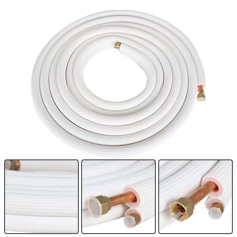 DURAFORCE 1/4"-1/2" Cooling Connection Pipe Install Kit For Mini Split Heat Pump Systems