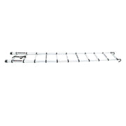 DURAFORCE 10.5 FT Telescoping Ladder Tall Ladder Folding Retractable Ladder W/ 2 Hooks