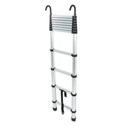 DURAFORCE 10.5 FT Telescoping Ladder Tall Ladder Folding Retractable Ladder W/ 2 Hooks
