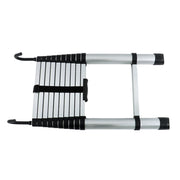 DURAFORCE 10.5 FT Telescoping Ladder Tall Ladder Folding Retractable Ladder W/ 2 Hooks