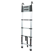 DURAFORCE 10.5 FT Telescoping Ladder Tall Ladder Folding Retractable Ladder W/ 2 Hooks