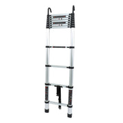 DURAFORCE 10.5 FT Telescoping Ladder Tall Ladder Folding Retractable Ladder W/ 2 Hooks
