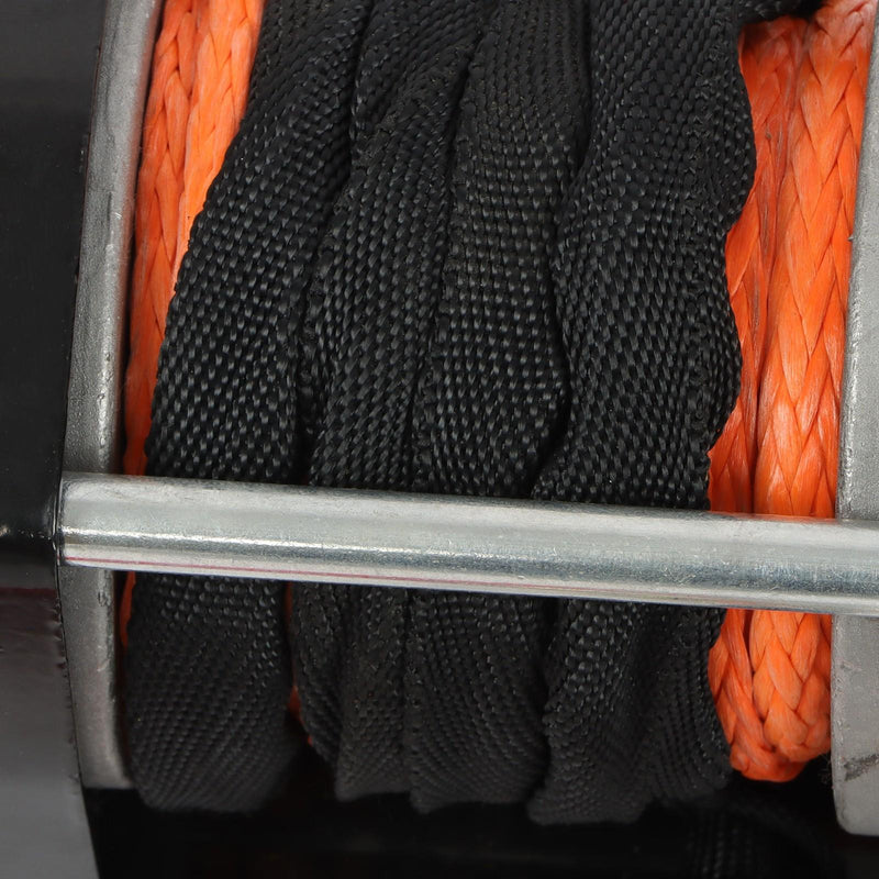 DURAFORCE Electric Winch 3500lbs Line Pull Capacity with 3/16" x 39 ft Synthetic Rope