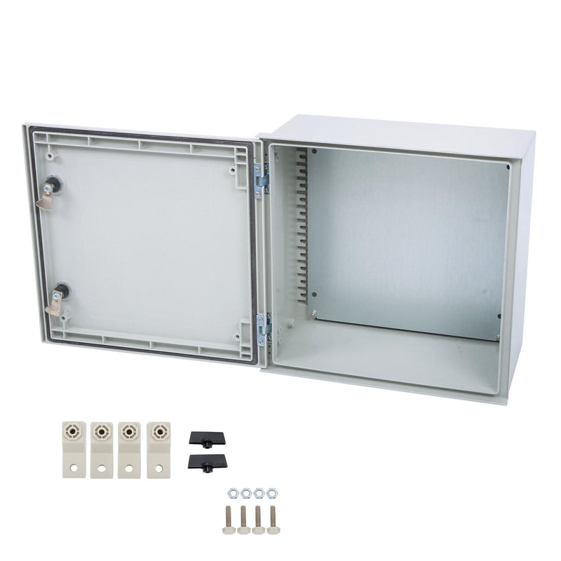 DURAFORCE Waterproof Electrical Enclosure, 16x16x8 Inch, Fiberglass, NEMA 3X Compliant