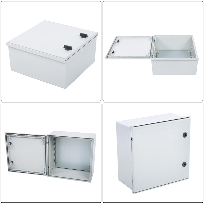 DURAFORCE Waterproof Electrical Enclosure, 16x16x8 Inch, Fiberglass, NEMA 3X Compliant