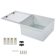 DURAFORCE Waterproof Electrical Enclosure, 16x16x8 Inch, Fiberglass, NEMA 3X Compliant