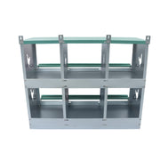 DURAFORCE Heavy-Duty Chicken Nest Boxes - 6 Compartment Metal Poultry Nest Box Wall Mount
