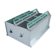 DURAFORCE Heavy-Duty Chicken Nest Boxes - 6 Compartment Metal Poultry Nest Box Wall Mount