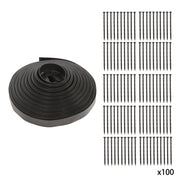DURAFORCE 80FT 2" Garden Landscape Edging No Dig Lawn Edging Border With 100 8-In Spikes