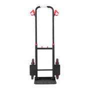 DURAFORCE Alloy Steel Stair Climbing Hand Truck with 6 TPR Wheels 440lbs Load Capacity