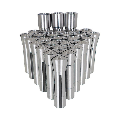DURAFORCE 29 Pack R8 Spring Collet Set Fractional 1/32"-1" High Precision