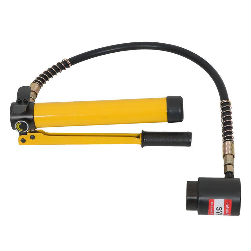 DURAFORCE 10 Ton 1/2 Inch - 2 Inch Hydraulic Knockout Punch Driver Tool Kit With 6 Dies