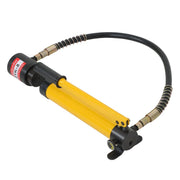 DURAFORCE 10 Ton 1/2 Inch - 2 Inch Hydraulic Knockout Punch Driver Tool Kit With 6 Dies