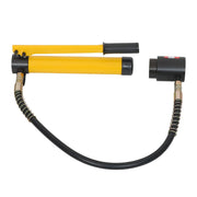 DURAFORCE 10 Ton 1/2 Inch - 2 Inch Hydraulic Knockout Punch Driver Tool Kit With 6 Dies