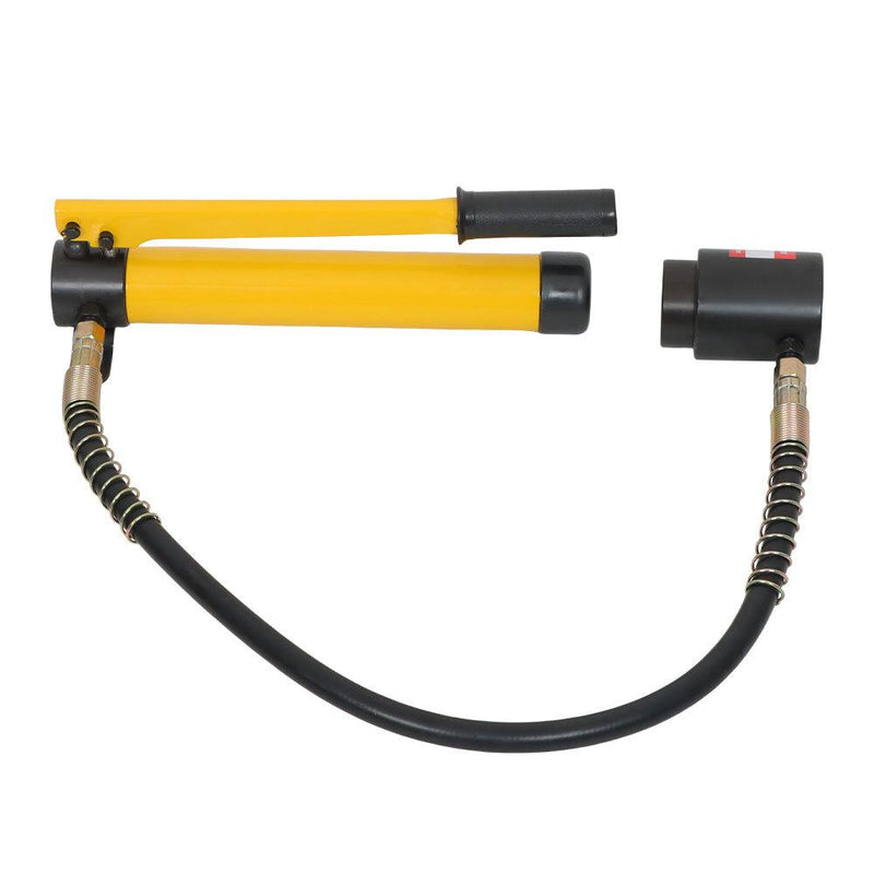 DURAFORCE 10 Ton 1/2 Inch - 2 Inch Hydraulic Knockout Punch Driver Tool Kit With 6 Dies