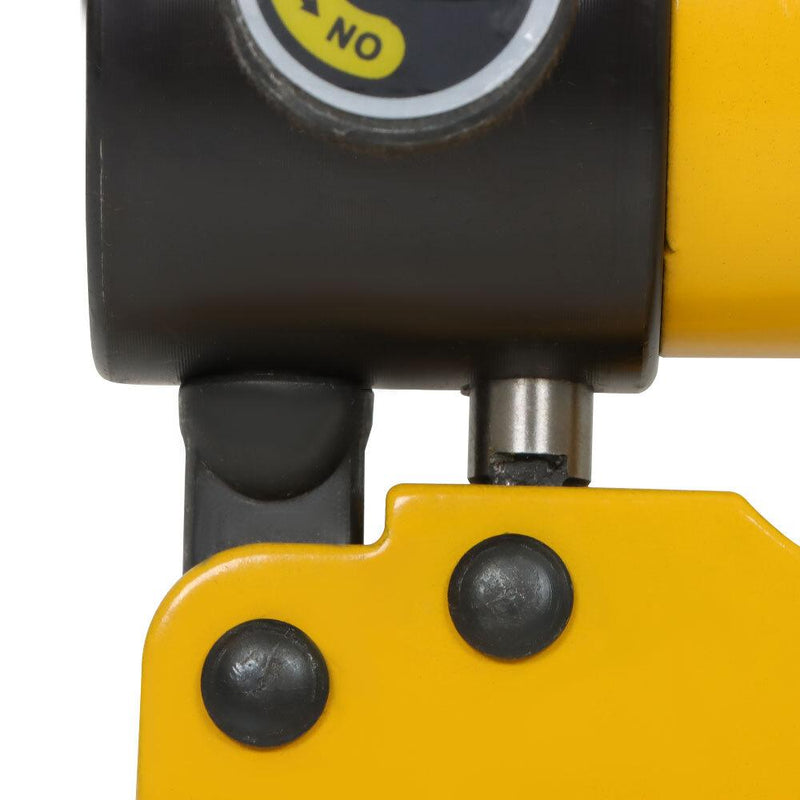 DURAFORCE 10 Ton 1/2 Inch - 2 Inch Hydraulic Knockout Punch Driver Tool Kit With 6 Dies