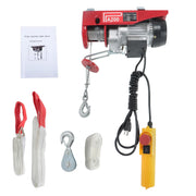 DURAFORCE PA200 440lbs / 200kg 110V Mini Electric Hoist 6.6 ft Wired Remote Control