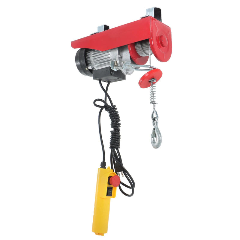 DURAFORCE PA200 440lbs / 200kg 110V Mini Electric Hoist 6.6 ft Wired Remote Control