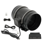 DURAFORCE Inline Duct Fan Plastic ABS 8 Inch 807CFM for Heating Cooling, Grow Tents