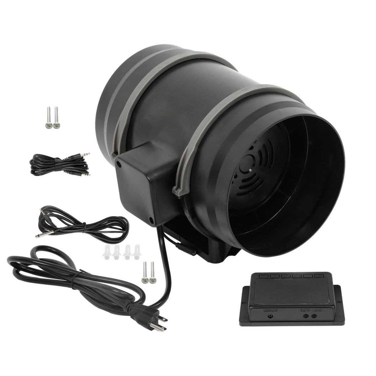 Inline Duct Fan Plastic ABS 8 Inch 807CFM for Heating Cooling, Grow Te ...