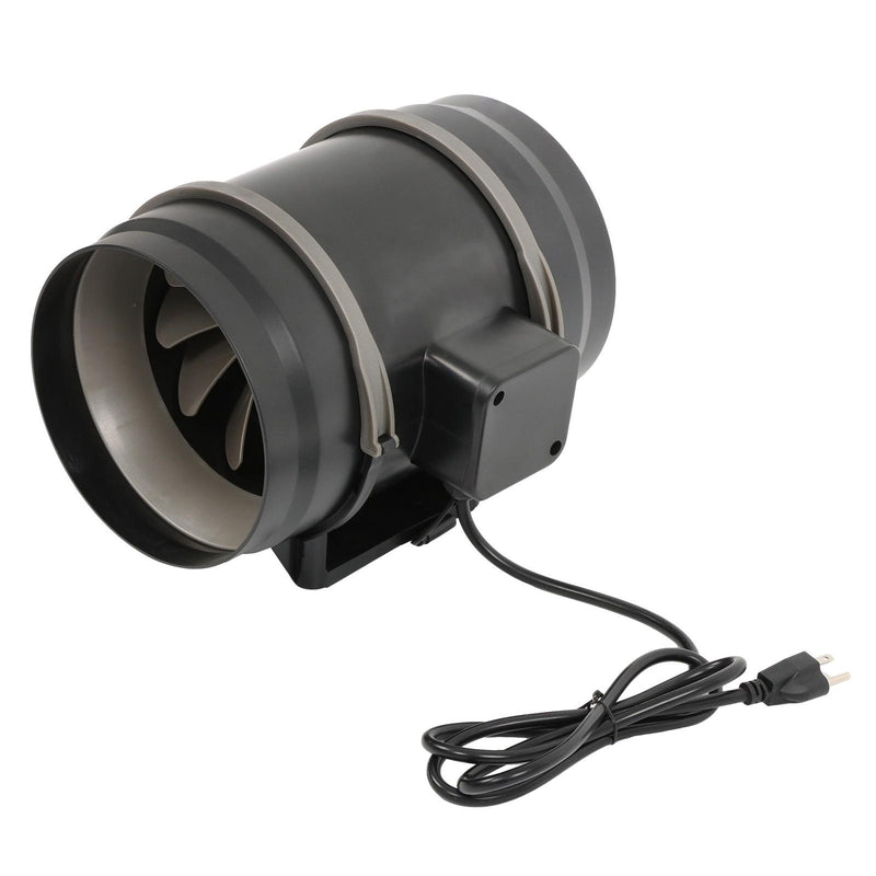 DURAFORCE Inline Duct Fan Plastic ABS 8 Inch 807CFM for Heating Cooling, Grow Tents