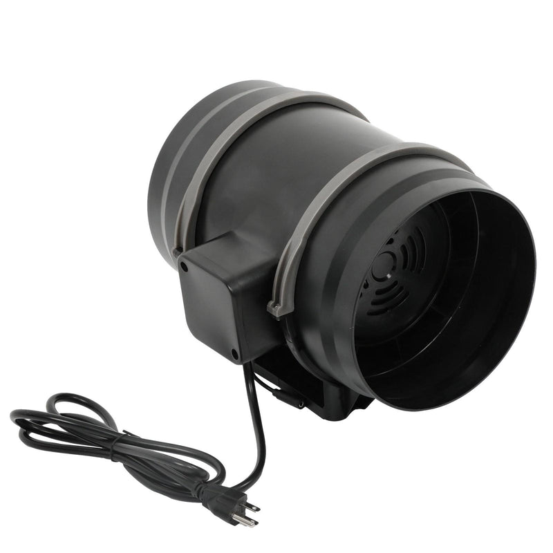 DURAFORCE Inline Duct Fan Plastic ABS 8 Inch 807CFM for Heating Cooling, Grow Tents