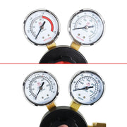 DURAFORCE Dual Welding Gas Gauges Oxygen (CGA-540) and Acetylene (CGA-510) Regulat 2 Piece