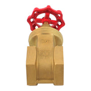 DURAFORCE Corrosion Resistant Brass Gate Valve DN65 2.5" Female NPT for Plumbing Systems