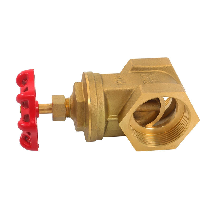 DURAFORCE Corrosion Resistant Brass Gate Valve DN65 2.5" Female NPT for Plumbing Systems