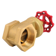 DURAFORCE Corrosion Resistant Brass Gate Valve DN65 2.5" Female NPT for Plumbing Systems