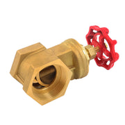 DURAFORCE Corrosion Resistant Brass Gate Valve DN65 2.5" Female NPT for Plumbing Systems