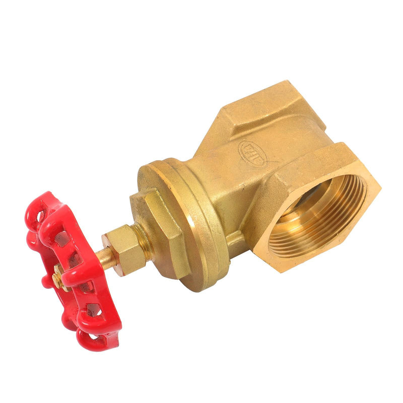 DURAFORCE Corrosion Resistant Brass Gate Valve DN65 2.5" Female NPT for Plumbing Systems