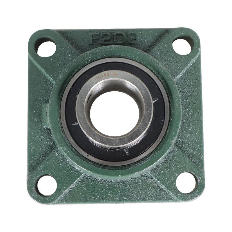 DURAFORCE 10 Pcs UCF 208-24 Pillow Block Flange Mounted Bearing 1-1/2" Bore 4 Bolt
