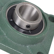 DURAFORCE 10 Pcs UCF 208-24 Pillow Block Flange Mounted Bearing 1-1/2" Bore 4 Bolt