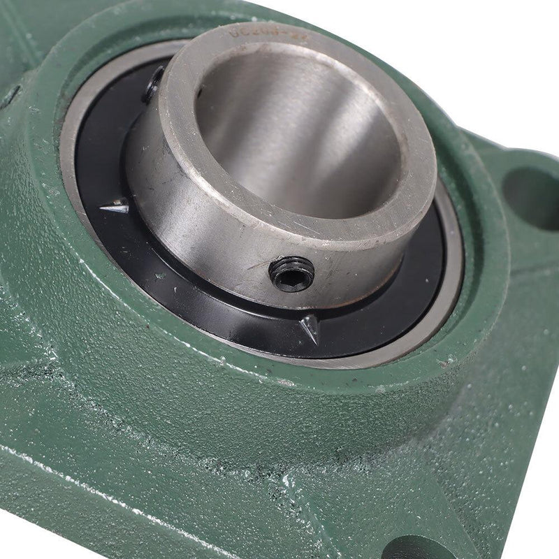 DURAFORCE 10 Pcs UCF 208-24 Pillow Block Flange Mounted Bearing 1-1/2" Bore 4 Bolt
