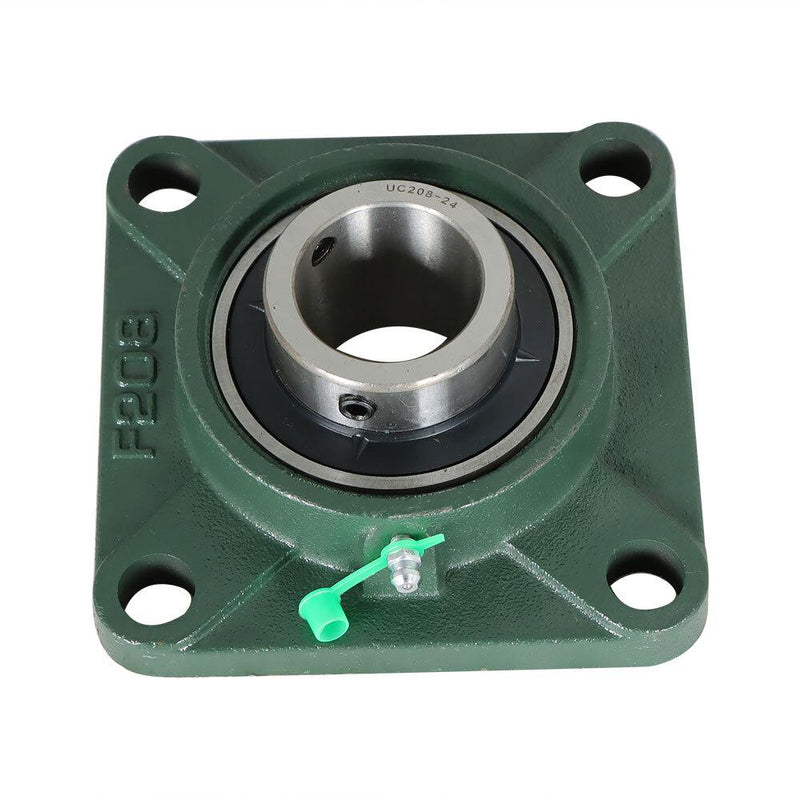 DURAFORCE 10 Pcs UCF 208-24 Pillow Block Flange Mounted Bearing 1-1/2" Bore 4 Bolt