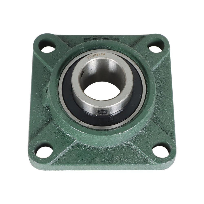 DURAFORCE 10 Pcs UCF 208-24 Pillow Block Flange Mounted Bearing 1-1/2" Bore 4 Bolt