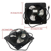 DURAFORCE Shutter Exhaust Fan Shop Exhaust Fan 10'' Speed Control Wall-mount Attic 700CFM