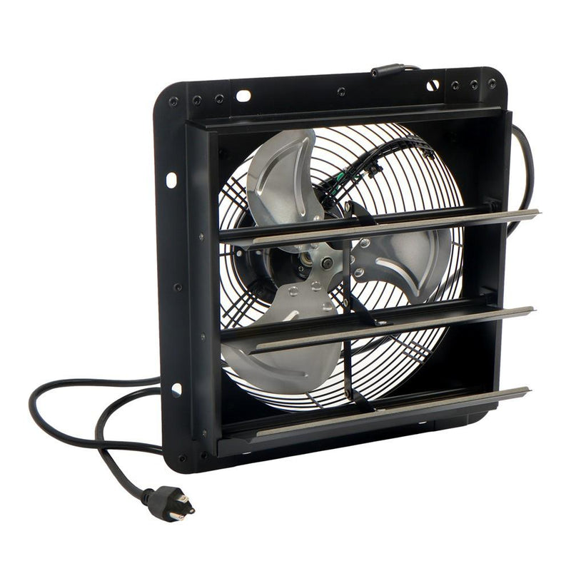 DURAFORCE Shutter Exhaust Fan Shop Exhaust Fan 10'' Speed Control Wall-mount Attic 700CFM