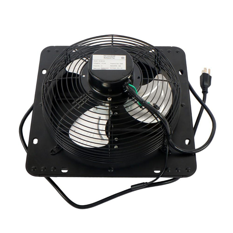 DURAFORCE Shutter Exhaust Fan Shop Exhaust Fan 10'' Speed Control Wall-mount Attic 700CFM