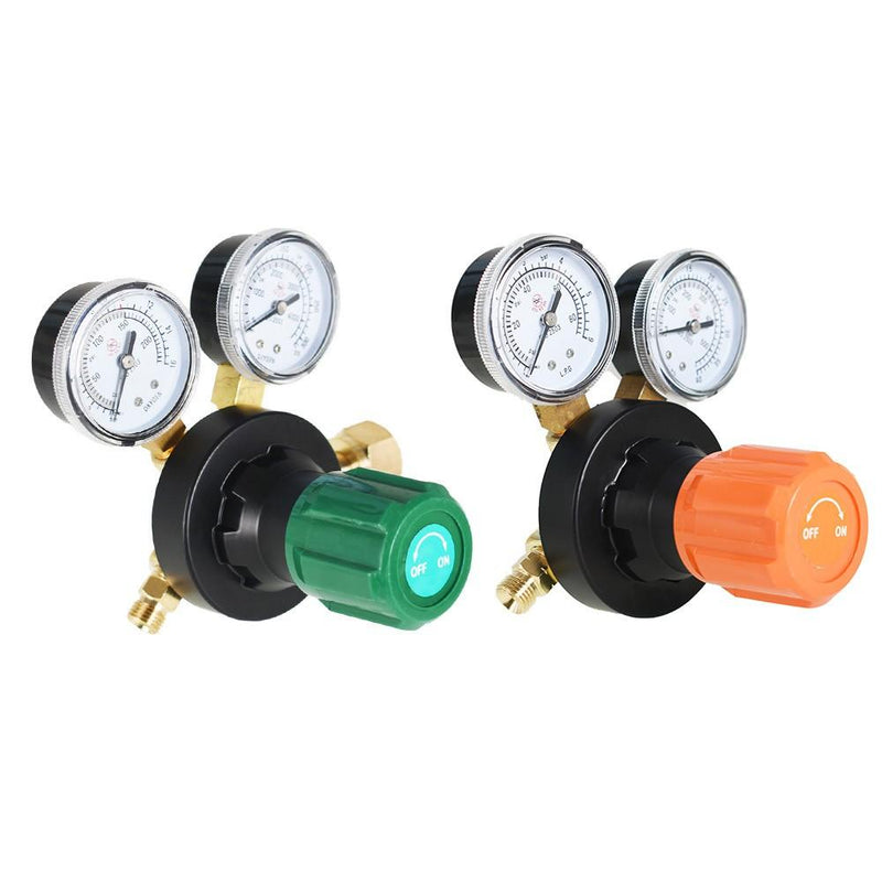 DURAFORCE Easy To Install Acetylene CGA-510 / Oxygen CGA-540 Oxygen And Propane Regulators