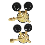 DURAFORCE Easy To Install Acetylene CGA-510 / Oxygen CGA-540 Oxygen And Propane Regulators