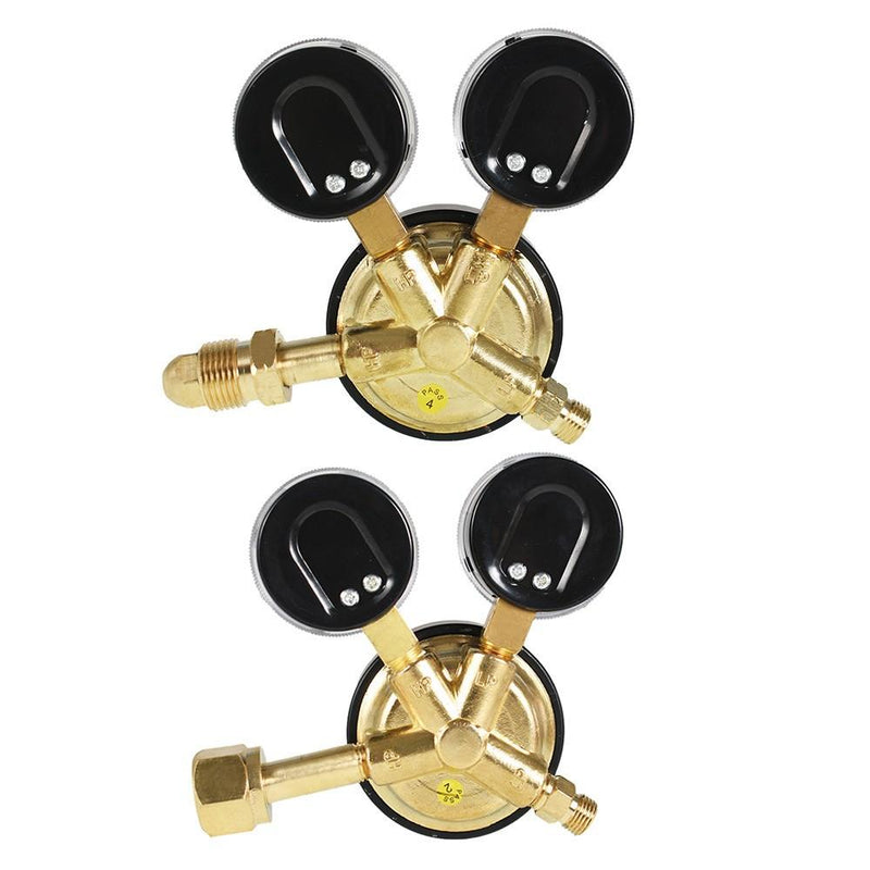 DURAFORCE Easy To Install Acetylene CGA-510 / Oxygen CGA-540 Oxygen And Propane Regulators